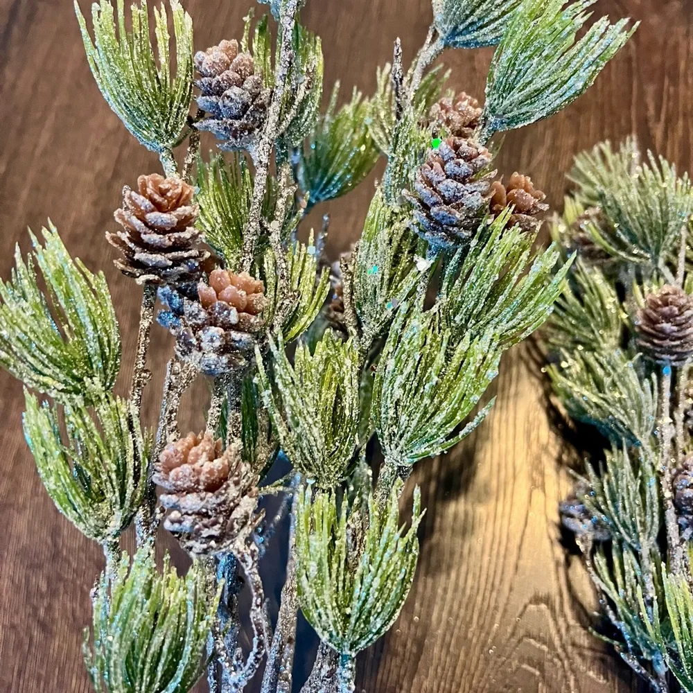 Holiday garland and stems